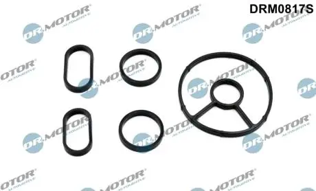 DRM0817S К-т прокладок масляного радіатора DR.MOTOR підбір по vin на Brocar