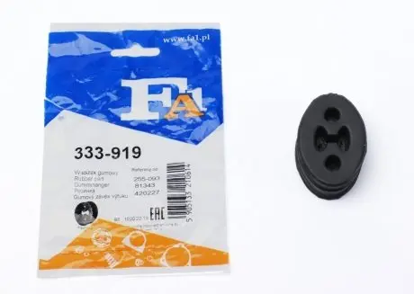 333919 Гумка глушника Citroen Nemo/Fiat Fiorino/Peugeot Bipper 1.3/1.4 HDi 07- FA1 підбір по vin на Brocar