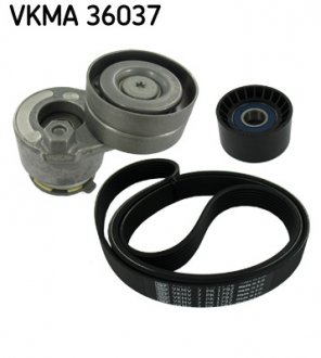 VKMA36037 Роликовий модуль натягувача ременя (ролик, ремінь) SKF підбір по vin на Brocar