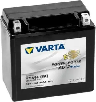 512909020 AKUMULATOR 12AH/200A 12V L+ /VARTA MOTOCYKLE AGM VARTA подбор по vin на Brocar