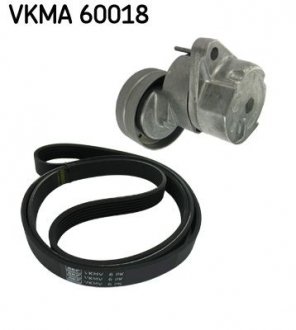 VKMA60018 Роликовий модуль натягувача ременя (ролик, ремінь) SKF підбір по vin на Brocar