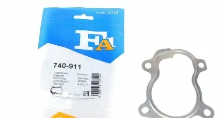 740911 Прокладка трубы выхлопной Renault Trafic 1.9 dCi 01- FA1 подбор по vin на Brocar