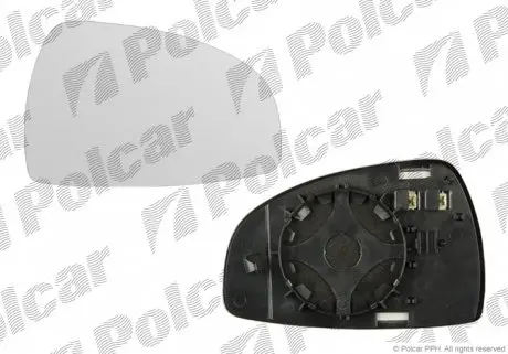 1351551M Вставка зовнішнього дзеркала права POLCAR підбір по vin на Brocar