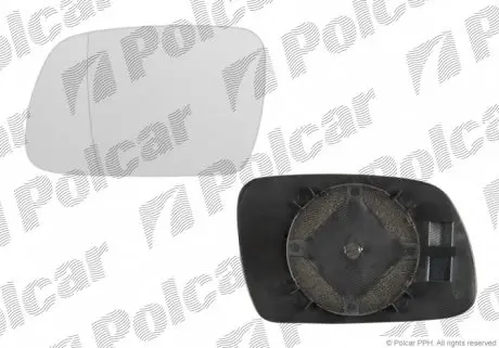 5710541M Вставка зовнішнього дзеркала ліва POLCAR підбір по vin на Brocar