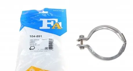104891 Хомут глушителя BMW 3 (E90)/5 (F10)/7 (F01-F04) 06-15 FA1 підбір по vin на Brocar