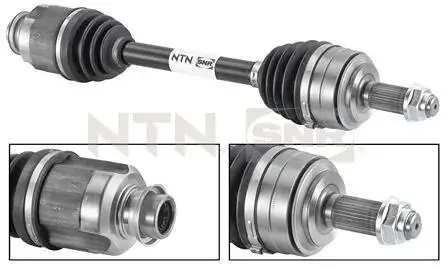 DK74001 Полуось приводная SNR NTN підбір по vin на Brocar