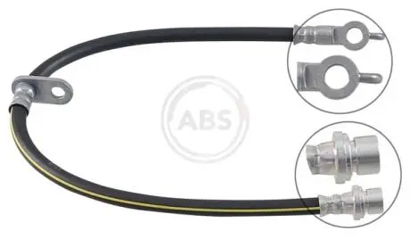 SL7053 PRZEWÓD HAMULCOWY GIĘTKI CITROEN C1 II 14- LP A.B.S. подбор по vin на Brocar