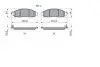 0986424837 Тормозные колодки, дисковые BOSCH підбір по vin на Brocar