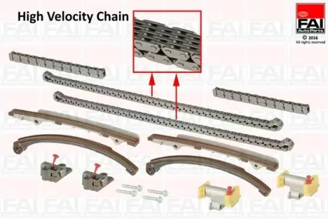 TCK89L Комплект цілі приводу распредвала FAI AUTOPARTS підбір по vin на Brocar