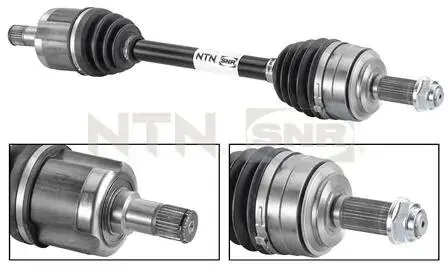 DK74002 Полуось приводная SNR NTN підбір по vin на Brocar