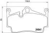 Колодки гальмівні PORSCHE BOXTER 04- CAYMAN 12- tyі P65028