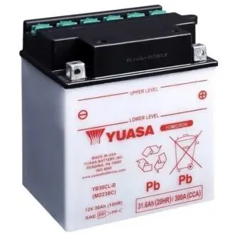YB30CLB Акумулятор YUASA подбор по vin на Brocar