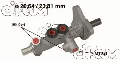 202627 Главный тормозной цилиндр с ABS W203 44379 CIFAM подбор по vin на Brocar