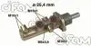 Главный тормозной цилиндр Jumper 99-02, 02-, FIAT Ducato 00-02, PEUGEOT Boxer 202-446