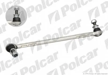 B158 Ліва стійка стабілізатора BMW 1 E87 \'04- POLCAR підбір по vin на Brocar
