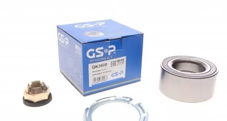 GK3608 Подшипник ступицы (передней) Renault Laguna 01-15/Clio 3.0 V6 00-05 (45x83x39) (+ABS) GSP підбір по vin на Brocar