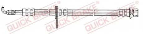 59961 Тормозной шланг QUICK BRAKE підбір по vin на Brocar