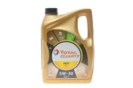 214031 Олива 5W30 Quarts INEO MDC (5L) TOTAL підбір по vin на Brocar