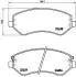 P37007 Тормозные колодки дисковые BREMBO підбір по vin на Brocar