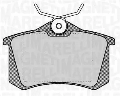 363916060131 Комплект тормозных колодок, дисковый тормоз 363916060131 MAGNETI MARELLI MAGNETI MARELLI подбор по vin на Brocar