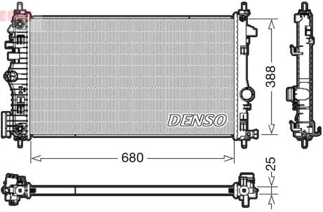 DRM20108 Теплообмінник DENSO підбір по vin на Brocar
