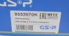 9333070K Подшипник ступицы (передней) Opel Astra H/Zafira 04-14 (+ABS) GSP підбір по vin на Brocar