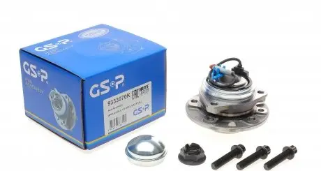 9333070K Подшипник ступицы (передней) Opel Astra H/Zafira 04-14 (+ABS) GSP подбор по vin на Brocar