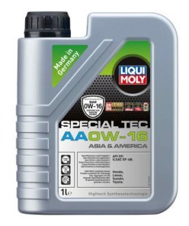 21326 Масло моторное SPECIAL TEC AA 0W-16 1л LIQUI MOLY подбор по vin на Brocar