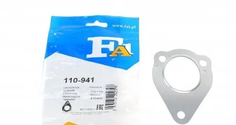 110941 Прокладка труби вихлопної Audi A3/A4/A6/Skoda Roomster/VW Golf 1.9 TDI 97- FA1 підбір по vin на Brocar