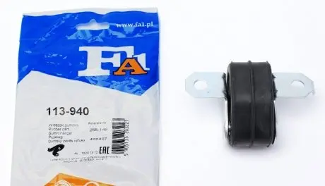 113940 Кронштейн крепления глушителя Skoda Fabia/VW Polo 1.0-2.0 TDI/SDI/GTI 99- FA1 підбір по vin на Brocar