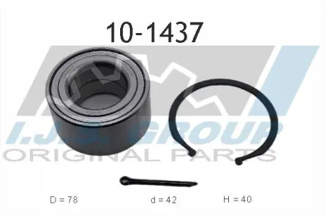 101437 Комплект подшипника IJS GROUP подбор по vin на Brocar