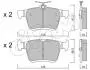 8229510 Тормозн.колодки задн.Audi A3,Golf VII,Touran 12- CIFAM підбір по vin на Brocar