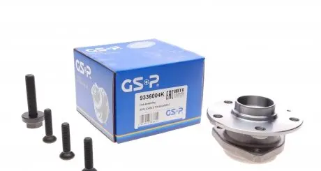 9336004K Подшипник ступицы (передней) VW Caddy 03-15/Golf 03-/Skoda Octavia 04-13/Kodiaq 16- (+ABS) GSP подбор по vin на Brocar