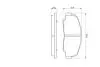 0986424297 Колодки тормозные дисковые BOSCH підбір по vin на Brocar