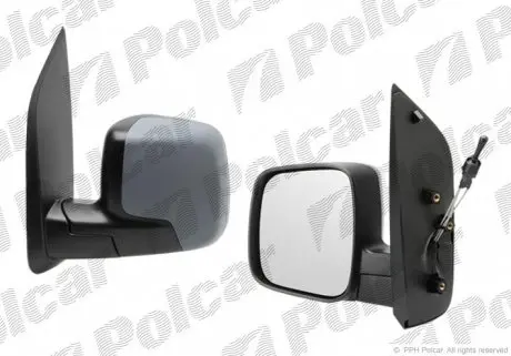 2391512M Дзеркало зовнішнє лівий POLCAR підбір по vin на Brocar