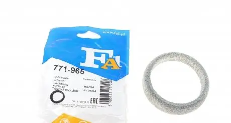 771965 Прокладка труби вихлопної Mazda 6/CX-7 2.3 MZR 05- (65x82.1x17.3) (кільце) FA1 підбір по vin на Brocar