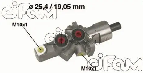202176 Головний гальмівний циліндр 25,40/19,05mm W124/201/126/140 CIFAM підбір по vin на Brocar