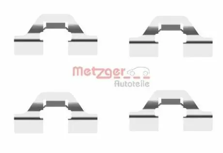 1091684 Монтажный к-кт тормозных колодок METZGER подбор по vin на Brocar