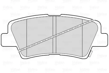 302335 Тормозные колодки дисковые HYUNDAI/KIA/SSANGYONG Actyon/Ceed/i30/Optima/Picanto "1,0-2,0 "R "10>> VALEO подбор по vin на Brocar