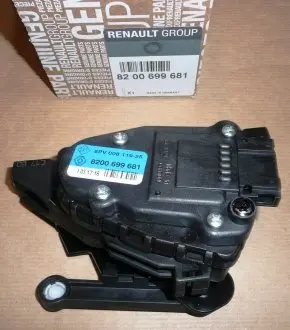 8200699681 Датчик педалі акселератора (потенціом) 8200699681 RENAULT RENAULT підбір по vin на Brocar
