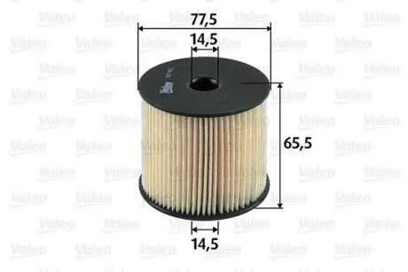 587903 Фільтр паливний Fiat Scudo 2.0 HDI VALEO підбір по vin на Brocar