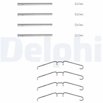 LX0157 Комплектующие, колодки дискового тормоза LX0157 DELPHI DELPHI підбір по vin на Brocar