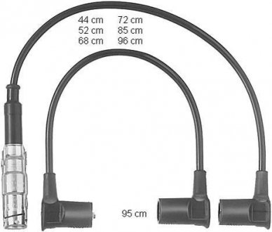 CLS250 Комплект кабелей высоковольтных CHAMPION подбор по vin на Brocar