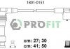 1801-0151 проводи запалення Opel Astra F/G/Combo/Vectra B (к-кт)