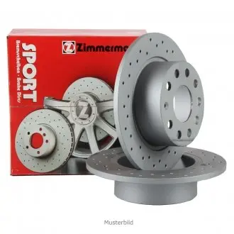 370307952 Задние Mazda 3 (BK) - 09, Mazda 3 (BL) -13, Mazda 5(CW) Premacy 10- ZIMMERMANN подбор по vin на Brocar
