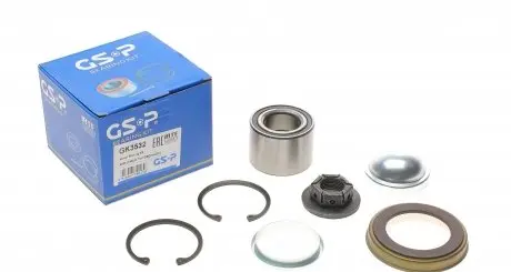 GK3532 Подшипник ступицы (задней) Ford Fiesta 01- (29x53.02x37) (+ABS) GSP подбор по vin на Brocar