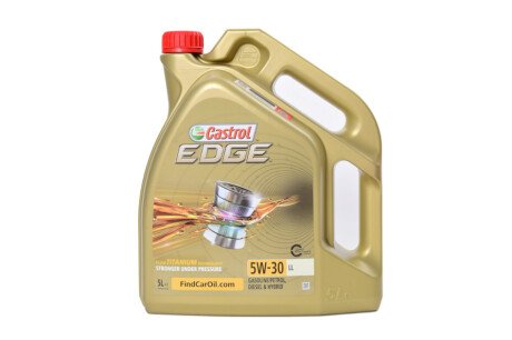 5W30E5L Масло EDGE Titanium 5W-30 LL (5L) CASTROL підбір по vin на Brocar