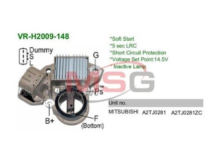 VRH2009148 Регулятор генератора MOBILETRON подбор по vin на Brocar