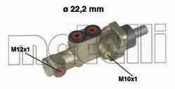 050246 Цилиндр тормозной (главный) Opel Astra F/Kadett E/Vectra A 84-98 (d=22.2mm) METELLI подбор по vin на Brocar