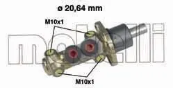 050142 Цилиндр тормозной (главный) VW Passat B3/B4 88-97/Caddy/Golf II/Jetta II/Scirocco 82-92 METELLI подбор по vin на Brocar